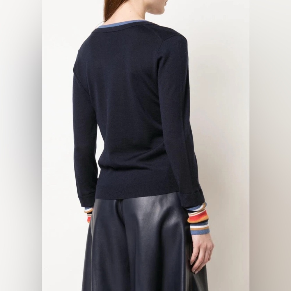 Veronica Beard Avory V-Neck Sweater - Picture 3 of 9